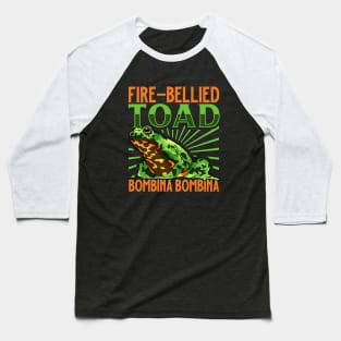 Fire-bellied Toad Baseball T-Shirt